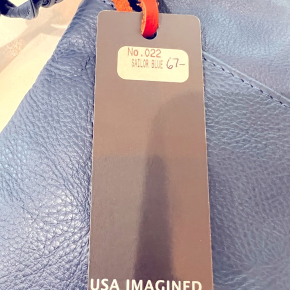 Sven iphone purse in luxury soft leather royal blue - Picture 3 of 7